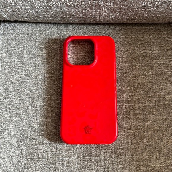 iPhone 15 Pro Case Velvet Caviar Red Leopard - Picture 3 of 5